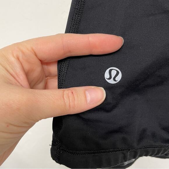 Lululemon Black Criss Cross Back Tank Top Womens 8 Athletic Gorpcore Gym - Picture 6 of 8